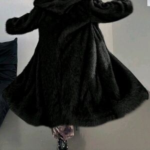 SHEIN Plush Black Teddy Jacket